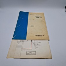 Yaesu frg instruction for sale  COLCHESTER