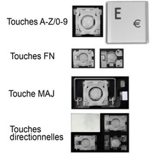 Touche clavier toshiba d'occasion  Plougastel-Daoulas