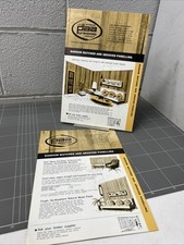 FOLHETO VINTAGE DÉCADA DE 1950 DÉCADA DE 1960 MEIO SÉCULO MADEIRA COMPENSADA INTERIOR PAA PAINÉIS RANHURADOS, usado comprar usado  Enviando para Brazil