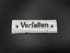 Porzellan schildchen verfallen gebraucht kaufen  Euskirchen