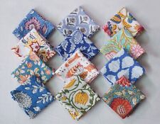 Conjunto de guardanapos de pano sortidos bloco de mão floral estampado algodão guardanapos de mesa de jantar comprar usado  Enviando para Brazil