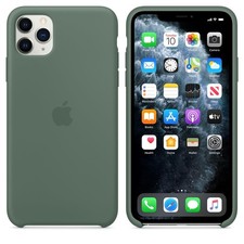 Capa de Silicone Genuína/Oficial Apple iPhone 11 Pro Max - Verde Pinho - Nova comprar usado  Enviando para Brazil