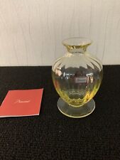 Vase amphore jaune d'occasion  Baccarat