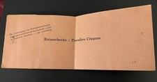 German reisescheck reichsmark for sale  WORCESTER