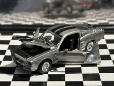 Ford Mustang Shelby GT500 ELEANOR PRATA COM LISTRAS PRETAS M20 1967 EM ESCALA 1/64 comprar usado  Enviando para Brazil