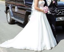 Brautkleid ivory schleppe gebraucht kaufen  Stadtoldendorf