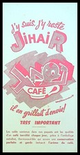 Buvard publicitaire café d'occasion  Rioz
