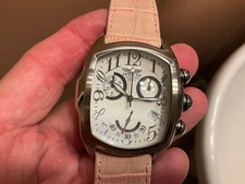INVICTA DRAGON LUPAH MODELO 2383 CRONÓGRAFO SUÍÇO QUARTZO PULSEIRA DE COURO ROSA comprar usado  Enviando para Brazil