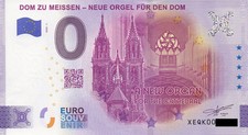 Banknot 0 euro - Katedra w Miśnie 2025-1 XEQK Nowe organy zero € na sprzedaż  Wysyłka do Poland