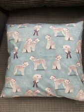 Bedlington terrier cushion for sale  LIVERPOOL