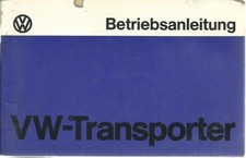 Transporter betriebsanleitung  gebraucht kaufen  Padenstedt