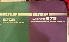 Beseler instruction manuals for sale  Littleton