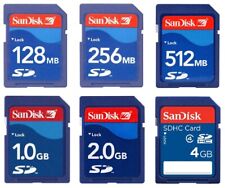 Cartão SDHC SanDisk 64MB 128MB 256MB 512MB 1GB 2GB 4GB 8GB 16GB 32GB 64GB SD em massa comprar usado  Enviando para Brazil