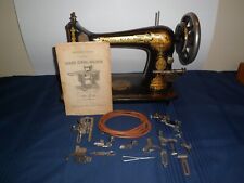 Antigua máquina de coser Singer 1911 modelo 27-4, con manual de operación original, MÁS segunda mano  Embacar hacia Argentina