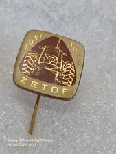 Przypinka ; - Zetor - 1951- 1976 - ciągnik ciągnik maszyna rolnicza czerwona, używany na sprzedaż  Wysyłka do Poland