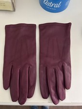 Ladies burgundy gloves for sale  ROMFORD