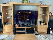 Wood entertainment unit for sale  Arlington