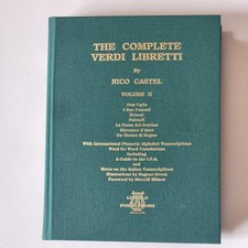 Complete verdi libretti for sale  Jersey City