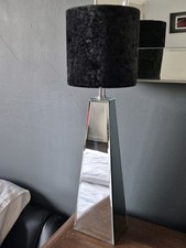 Mirrored table lamp for sale  CREWE