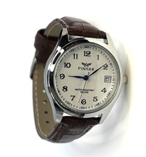 NOVO RELÓGIO DE QUARTZO FEMININO PINHAO COM DATA, PONTEIRO DOS SEGUNDOS E PULSEIRA DE COURO comprar usado  Enviando para Brazil