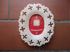 ANTICO RELIQUIARIO CORNICE OVALE IN ALABASTRO 16X13 SANTA ROSA DA VITERBO 1930 comprar usado  Enviando para Brazil