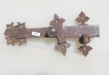 Trava de porta de ferro antiga grande antiga igreja gótica vitoriana antiga 11,5" comprar usado  Enviando para Brazil