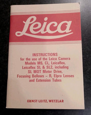 Leica instructions models for sale  LINCOLN