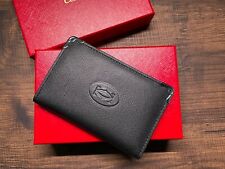 CARTEIRA PORTA-CARTÕES MUST DE CARTIER COURO PRETO/VERMELHO 4CC comprar usado  Enviando para Brazil