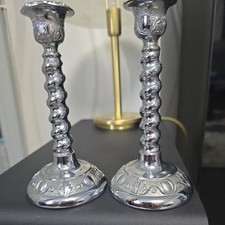 Pair chrome plated for sale  SLEAFORD