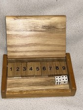 Boxed wooden travel for sale  SPALDING