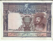Espanha 1000 Pesetas 1925 P 70. muito BOM ESTADO ESTADO. 2RW 31GEN comprar usado  Enviando para Brazil