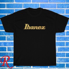 Nova Camiseta Unissex Ibanez Guitars Logo Preto/Cinza/Marinho/Branco Tamanho P-5XL, usado comprar usado  Enviando para Brazil
