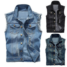 Gilet jeans uomo usato  Torino