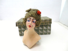 ADORÁVEL BONECA BOUDOIR ANTIGA DÉCADA DE 1920 CERA SOBRE COMPOSIÇÃO comprar usado  Enviando para Brazil