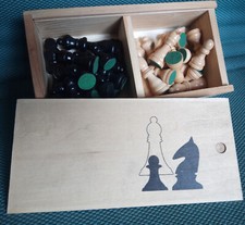 Schachfiguren holz könig gebraucht kaufen  Berlin