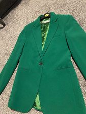 Zara green blazer. for sale  GLASGOW