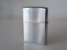 Silver zippo lighter for sale  CONSETT