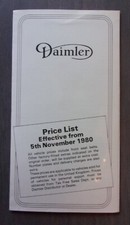 Daimler range orig for sale  BENFLEET