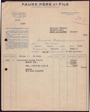 Invoice faure father d'occasion  Expédié en Belgium