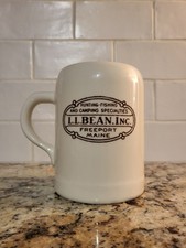 Usado, Caneca de cerveja LL BEAN Maine cerâmica café caça pesca acampamento EUA creme 16 oz. comprar usado  Enviando para Brazil