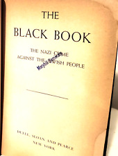 Usado, THE BLACK BOOK, History, WWII, 1946, Illustrated, fold-out, Book comprar usado  Enviando para Brazil