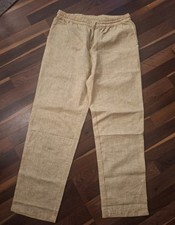 Boohooman leinenhose beige gebraucht kaufen  Hamburg