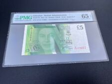 NOTA £5 BANCO DE GIBRALTAR £5 CINCO LIBRAS A/AA 173661 EDIÇÃO 2011 PMG 65 EPQ, usado comprar usado  Enviando para Brazil