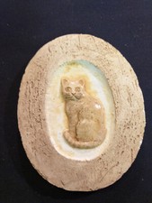 Katzen bild gips gebraucht kaufen  Teltow