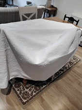 white double bedspread for sale  LIVERPOOL