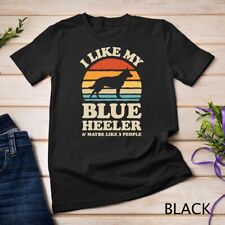Camiseta unissex retrô vintage I Like My Blue Heeler Australian Cattle Dog comprar usado  Enviando para Brazil