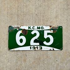 Usado, Placa de licença de porcelana 1913 Kansas City Missouri 625 decoração de garagem antiga automática comprar usado  Enviando para Brazil