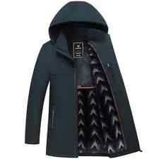 Jaqueta longa impermeável Parkas inverno masculina casaco chapéu jaqueta Parkas comprar usado  Enviando para Brazil