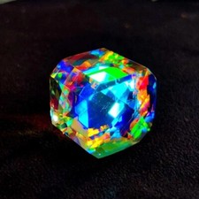 Topázio místico natural arco-íris 50,5 quilates certificado cubo brasileiro corte pedra preciosa solta comprar usado  Enviando para Brazil