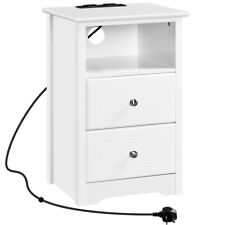 White bedside table for sale  UK